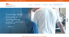 Desktop Screenshot of hanoverdentalclinic.ca